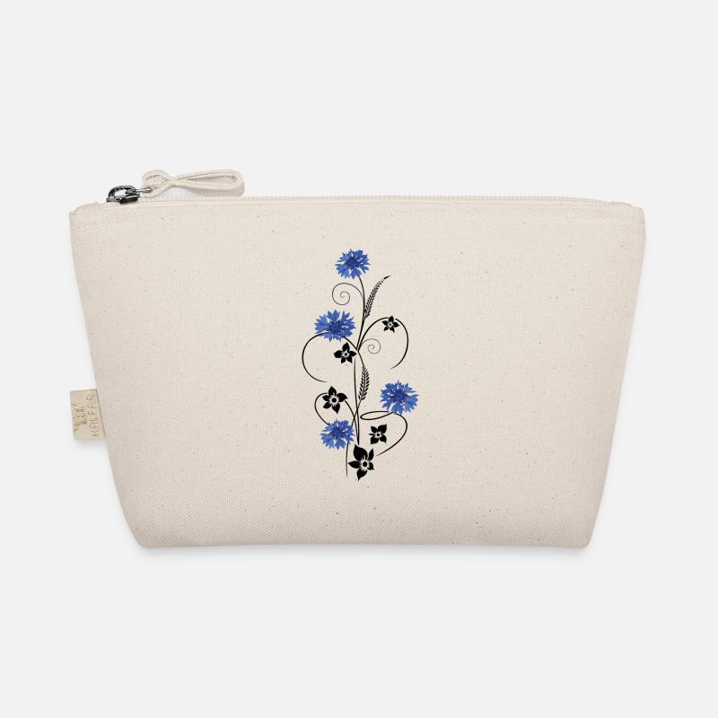 Bleuets avec des fleurs et des herbes Trousse biologique