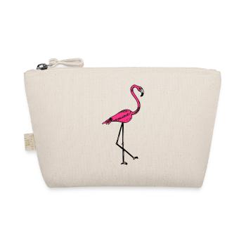 flamingo - Bio-Täschchen - Natur - Vorne
