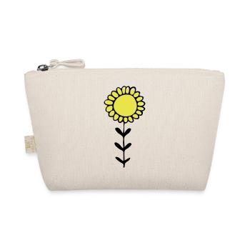 Sonnenblume Illustration - Bio-Täschchen - Natur - Vorne
