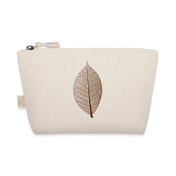 leaf tree forest skeleton pattern nerve love heart - Organic Pouch - nature - Front