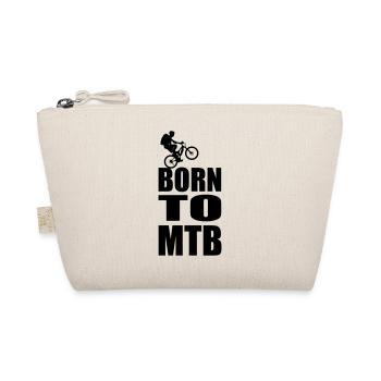 Born to MTB - Organic Pouch - nature - Front