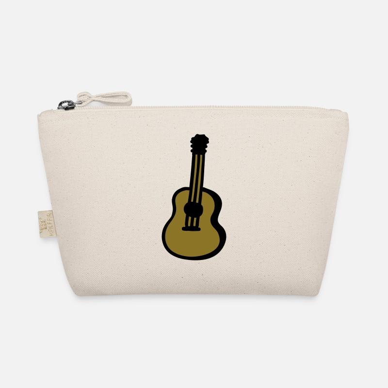 Gitarre - Bio-Täschchen - Natur
