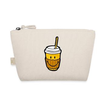 Smiley Coffee Take Away - Trousse biologique - nature - Devant