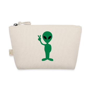 Alien Peace - Organic Pouch - nature - Front