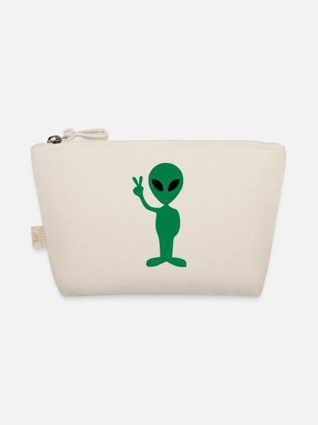 Alien Peace - Organic Pouch - nature - Front