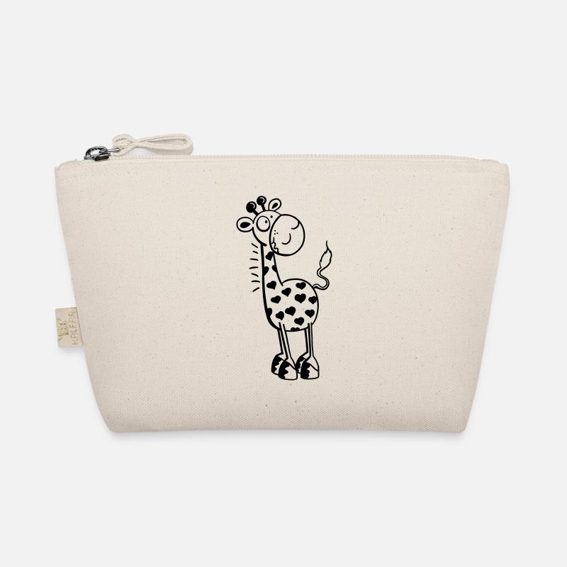 Cute Giraffe with hearts Organic Pouch