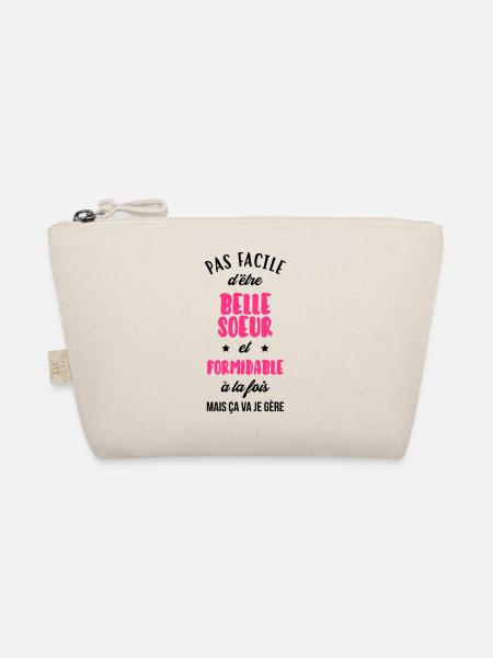 Belle Beau-Frère / Belle-Sœur / Beau Frere / Belle - Trousse biologique - nature - Devant