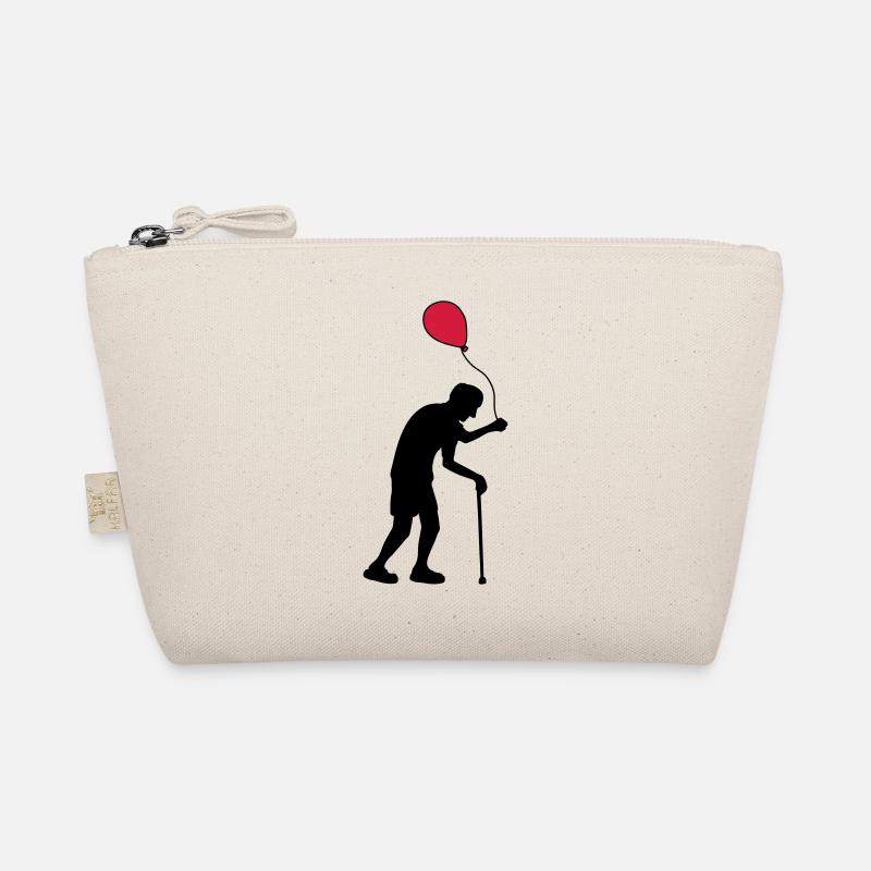 Grandpa with a balloon Organic Pouch