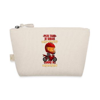 Futur motard maman - Trousse biologique - nature - Devant
