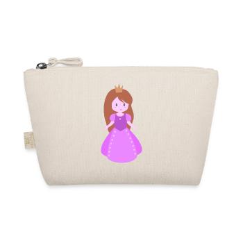 Princess girl figure - Organic Pouch - nature - Front