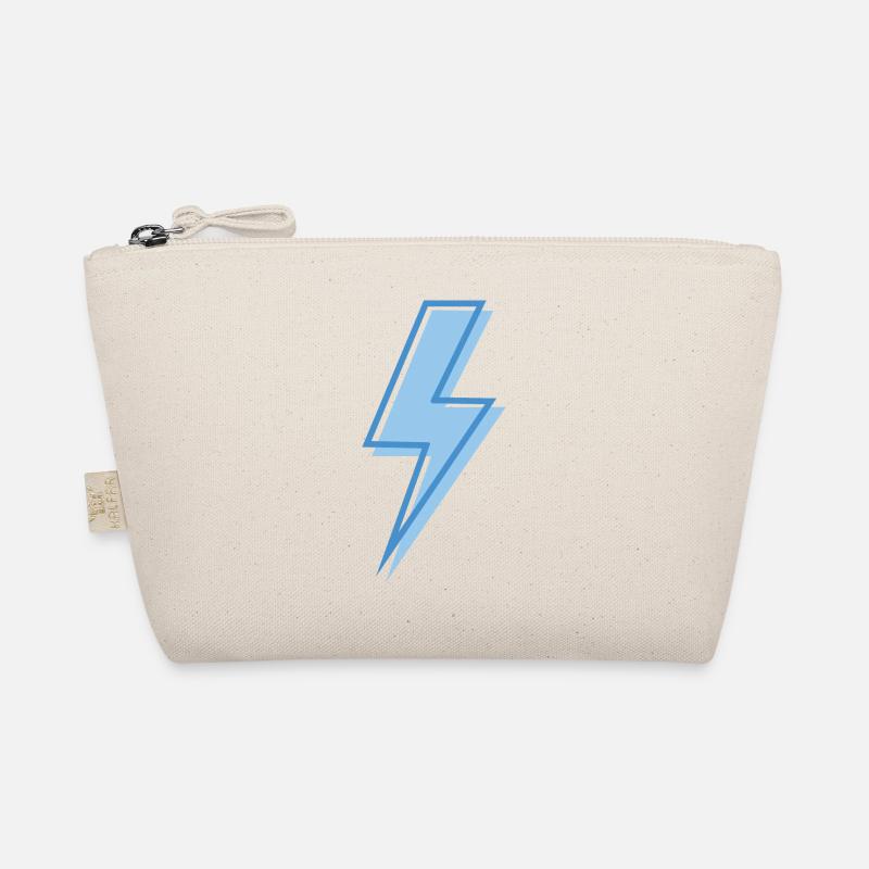 Blue lightning - Organic Pouch - nature