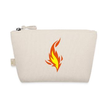Flamme Flamme Flamme - Bio-Täschchen - Natur - Vorne