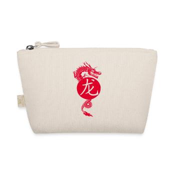 chinese red dragon - Organic Pouch - nature - Front