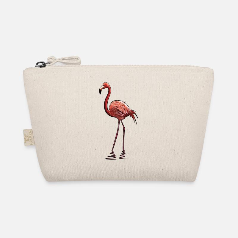 Flamingo - Bio-Täschchen - Natur