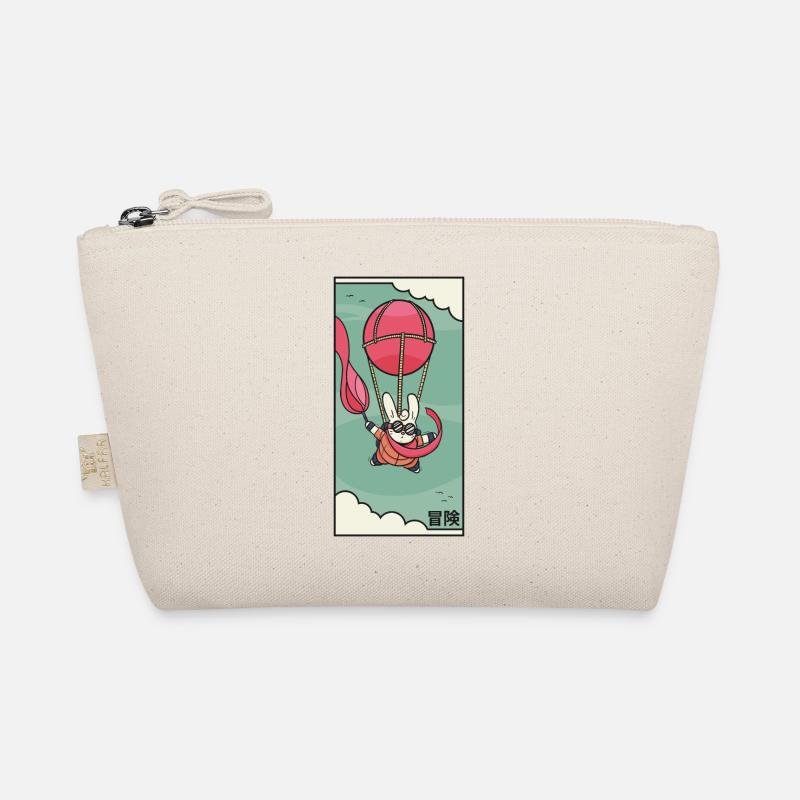 Flying rabbit - Organic Pouch - nature