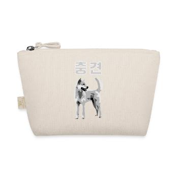 Jindo loyal dog / 충견 - Organic Pouch - nature - Front