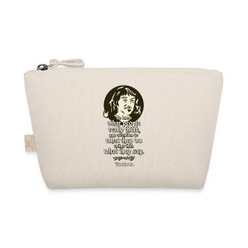 Descartes cite ce que les gens font et pensent - Trousse biologique - nature - Devant
