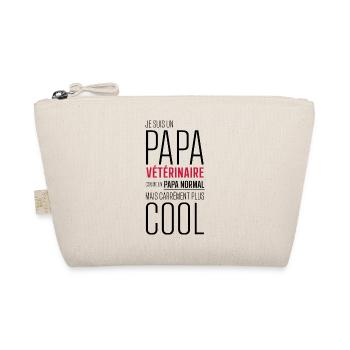 je suis un papa vétérinaire / humour veterinaire - Trousse biologique - nature - Devant