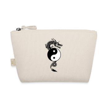 Drache Yin Yang - Bio-Täschchen - Natur - Vorne