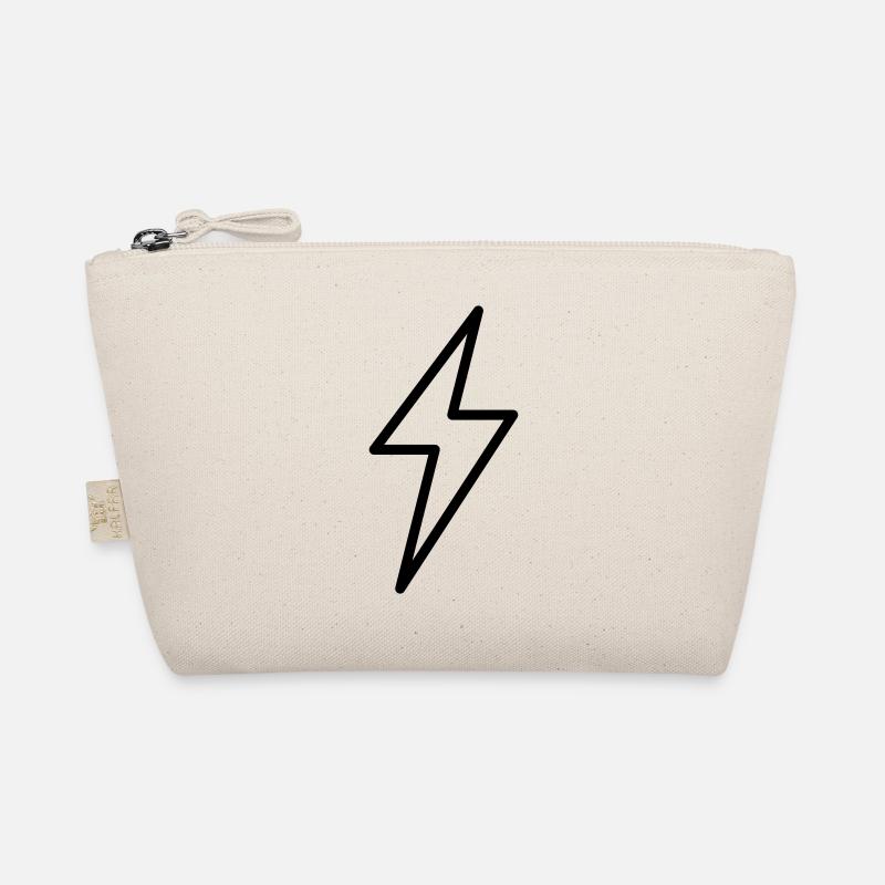 Blitz Symbol Umriss Donner Gewitter Bio-Täschchen