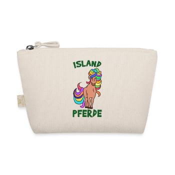 Horse Love Icelandic Horses Icelandic Pony's Saying - Organic Pouch - nature - Front