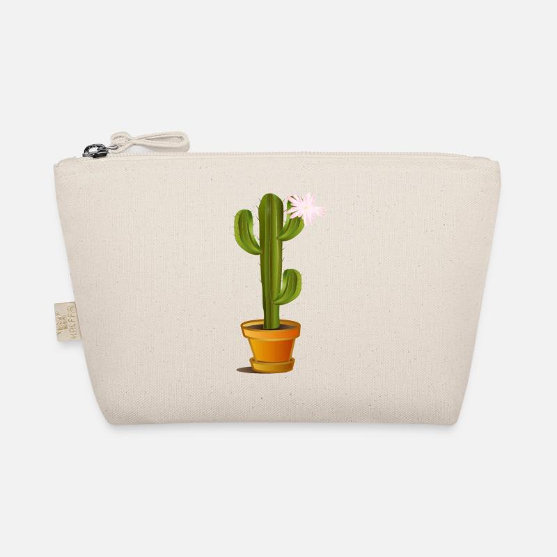 Cactus enchanteur dans un pot de fleurs avec fleur Trousse biologique