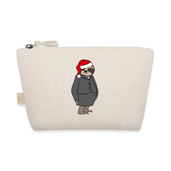 Sloth Woman Bureau Chapeau de Noël Père Noël - Trousse biologique - nature - Devant