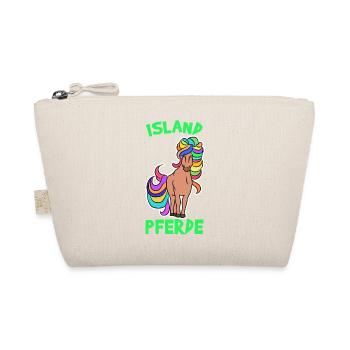Horses Pony Icelandic Horses Icelandic Quote Horse Fan - Organic Pouch - nature - Front