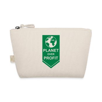 planet over profit Zitat - Bio-Täschchen - Natur - Vorne
