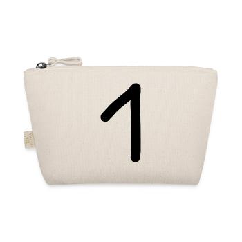 1 numéro un noir anniversaire - Trousse biologique - nature - Devant