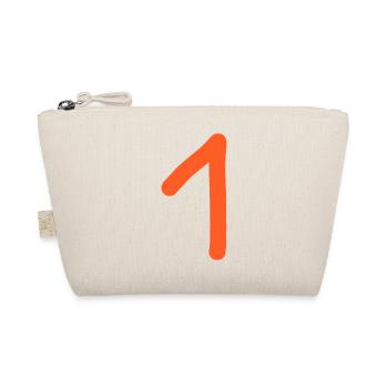 1 Number One Number Birthday - Organic Pouch - nature - Front