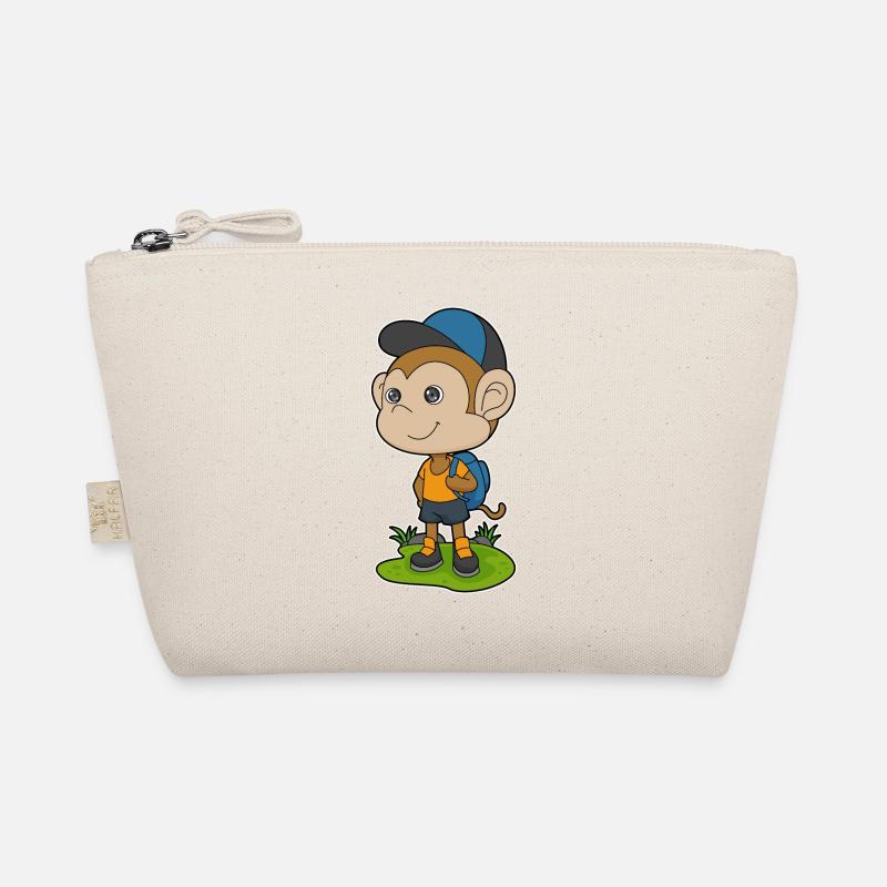 Affe Rucksack Cap Bio-Täschchen