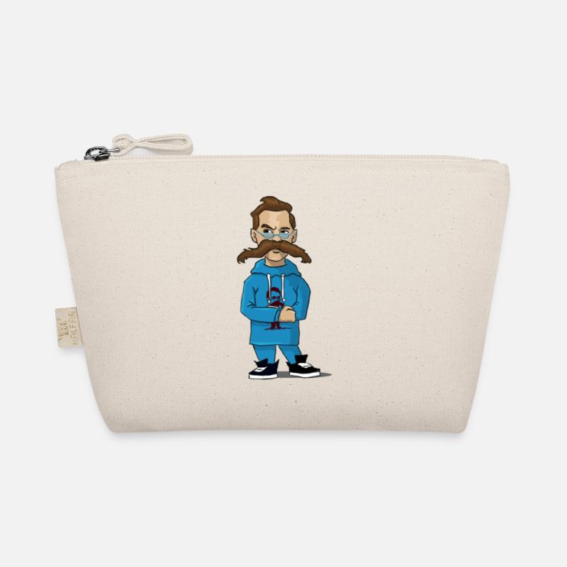 Nietzsche mit blauer Jacke Bio-Täschchen