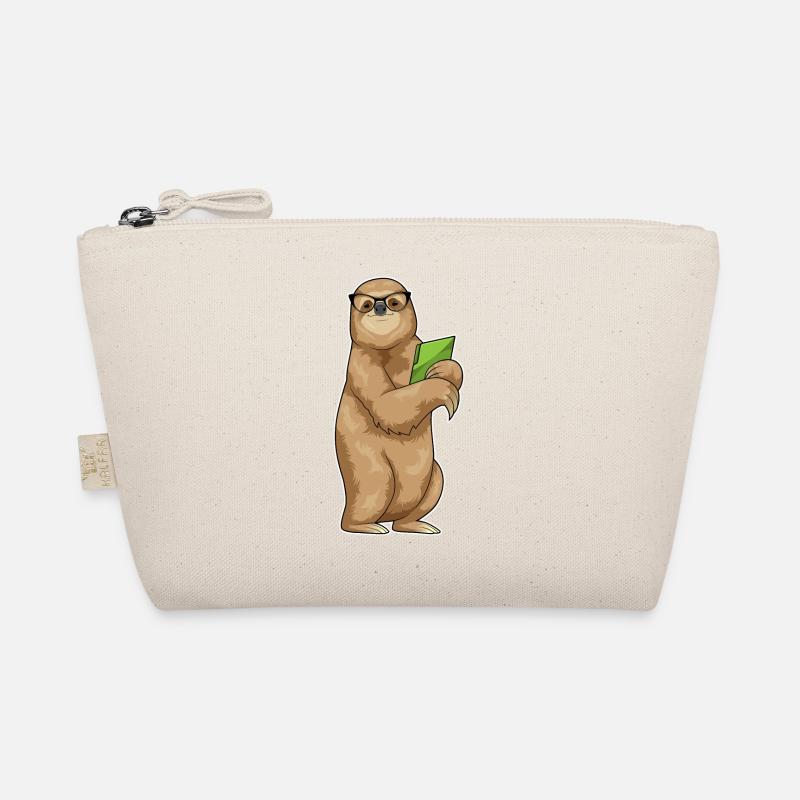 Faultier Sekretärin Brille Bio-Täschchen