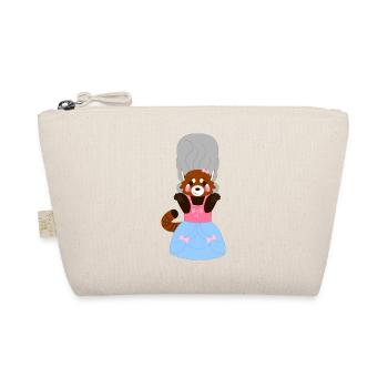 Red panda dressed as Marie-Antoinette - Organic Pouch - nature - Front