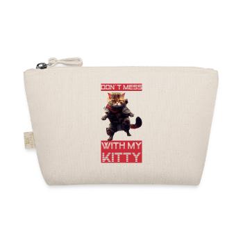 cat as a superior fighter and opponent - Organic Pouch - nature - Front