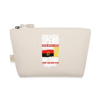 Angolan Angola Angolan Flag Quote - Organic Pouch - nature - Front