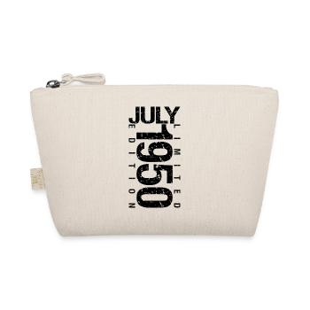 Birthday July 1950 July born in July 1950 - Organic Pouch - nature - Front