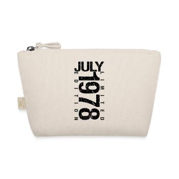Birthday July 1978 July born in July 1978 - Organic Pouch - nature - Front
