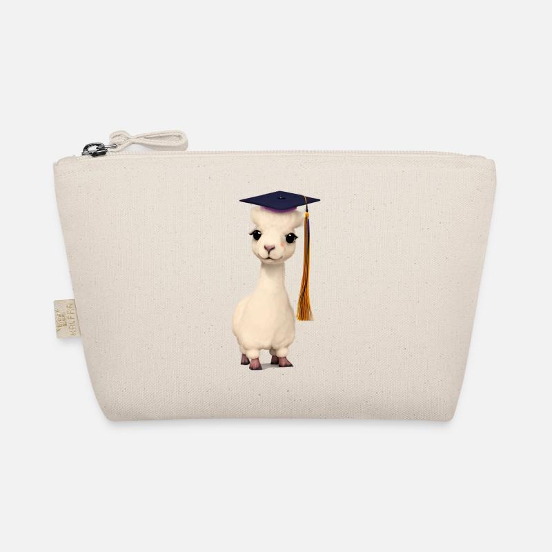 Bachelor Schulabschluss Alpaka Studium Absolvent Bio-Täschchen