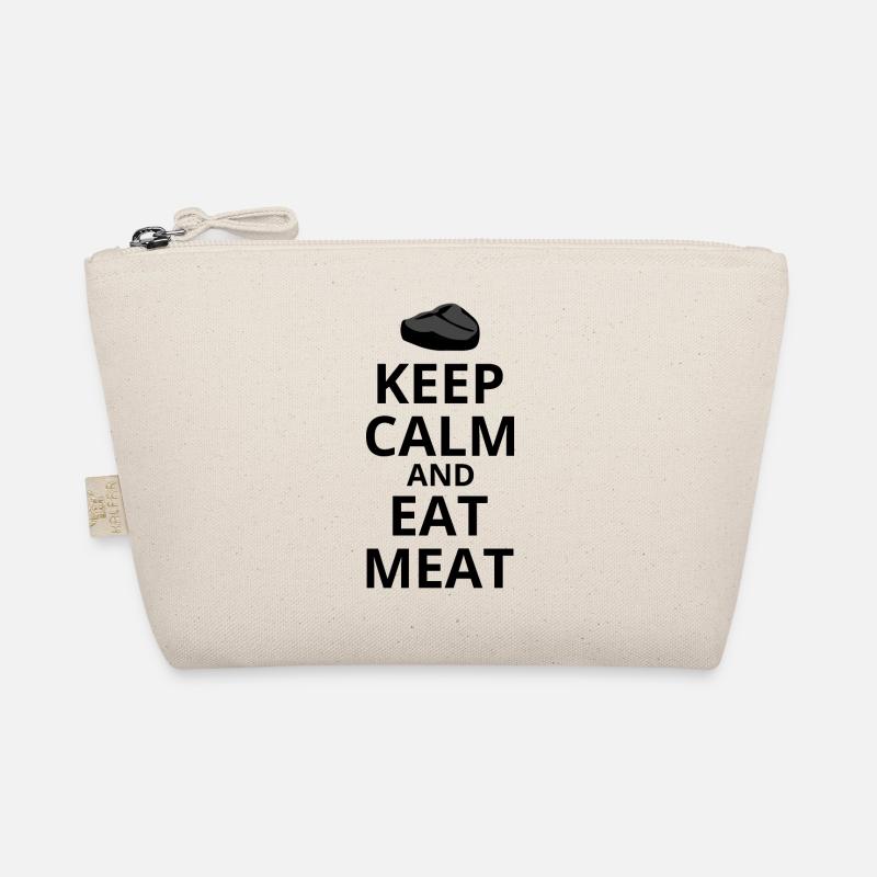 Keep Calm And Eat Meat Organic Pouch