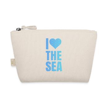 I love the sea waves - Organic Pouch - nature - Front