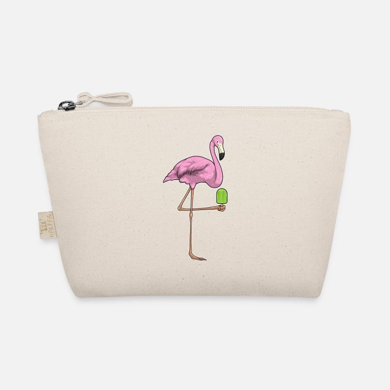 Flamingo Eis am Stiel Bio-Täschchen