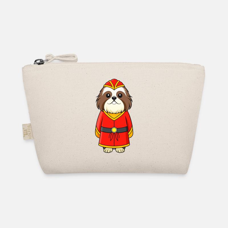 Regal Pekingese in Chinese Attire Organic Pouch