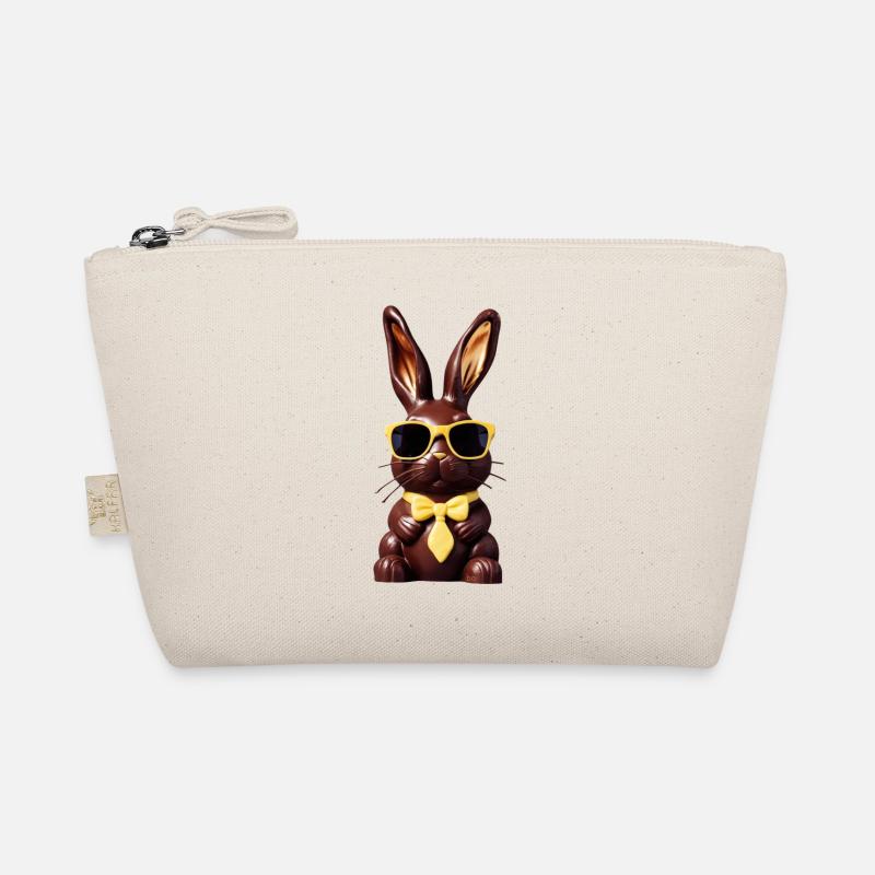 Chocolate Bunny Bo Graphic Organic Pouch