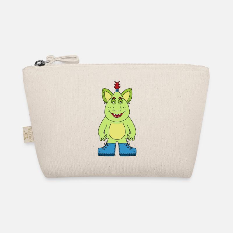 Fröhliches Monster Bio-Täschchen