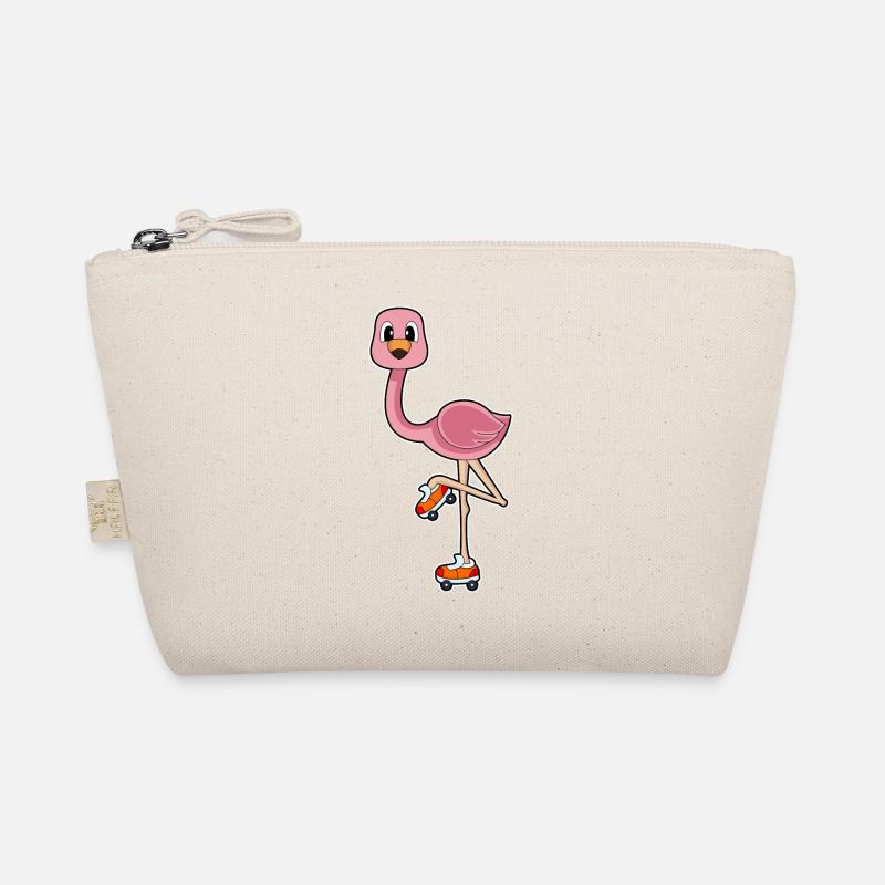 Flamingo Inline skating Rollschuhe Bio-Täschchen