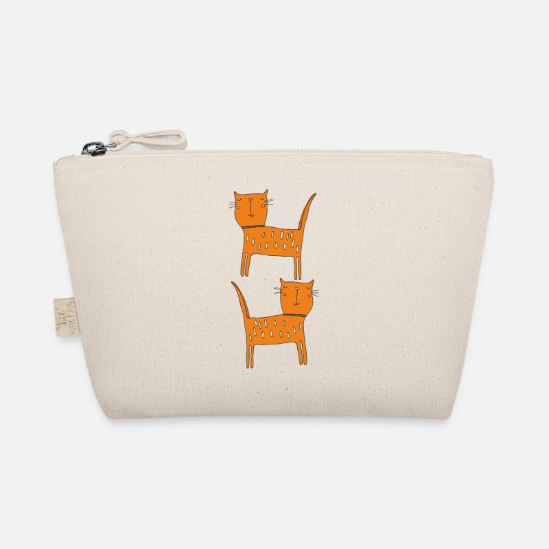 Cat Orange Double Organic Pouch