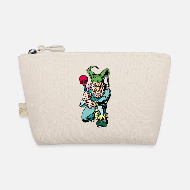 Böser clown - Bio-Täschchen - Natur
