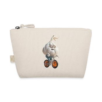 Garlic Bicycle - Organic Pouch - nature - Front